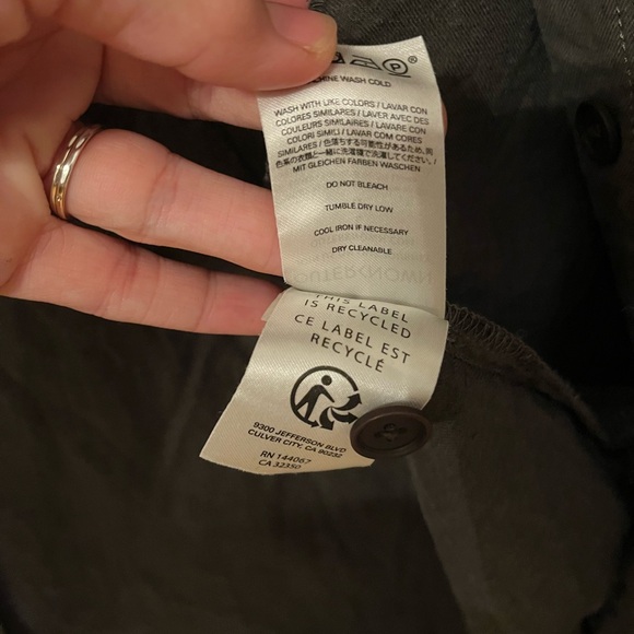 Outerknown SEA shirt dress in utility grey! EUC - Picture 6 of 8